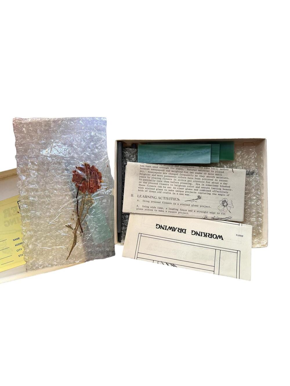Stained Glass Guild Kit Vintage Craft Kit